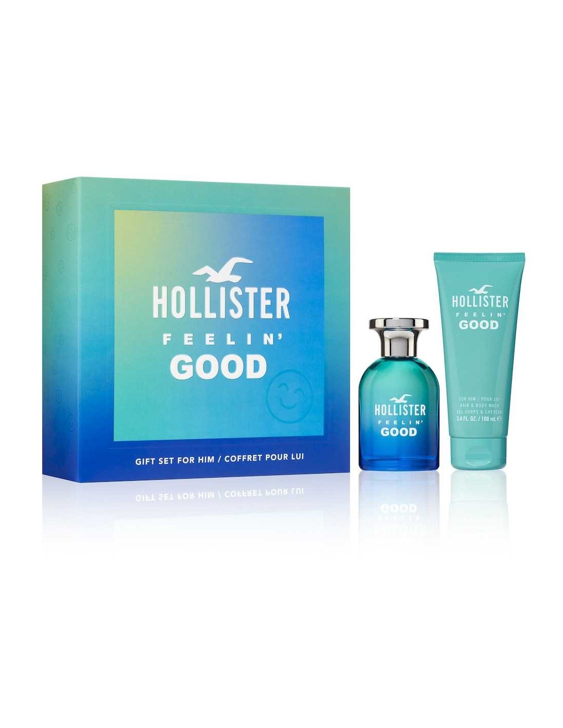 Hollister Feelin Good for him and 50ml body Set