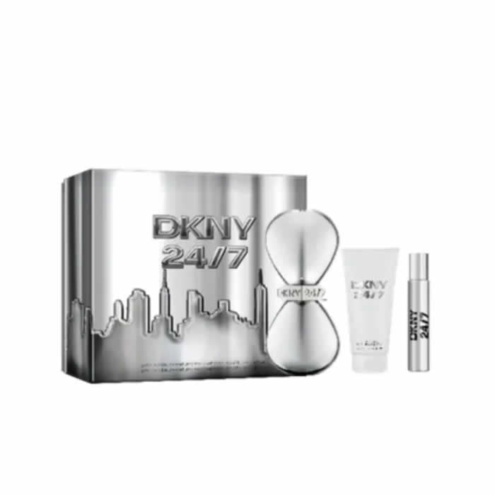 DKNY 24/7 Eau De Perfume Spray for Women 100ml Set of 3 Pieces