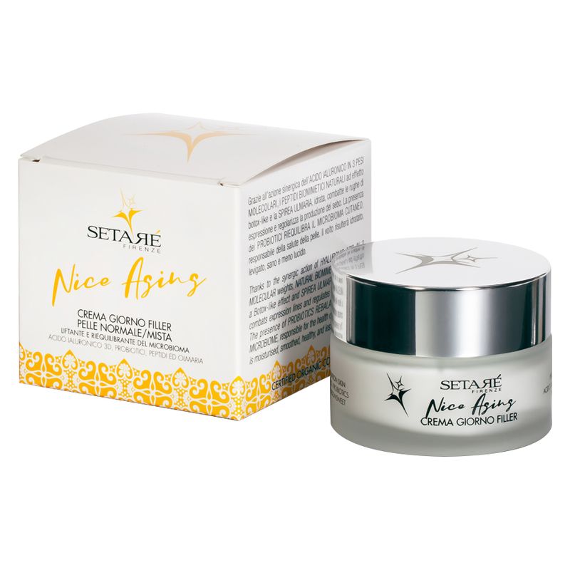 Setarè Filler Day Cream Normal/Combination Skin Lifting and Rebalancing the Microbiome 50 ml