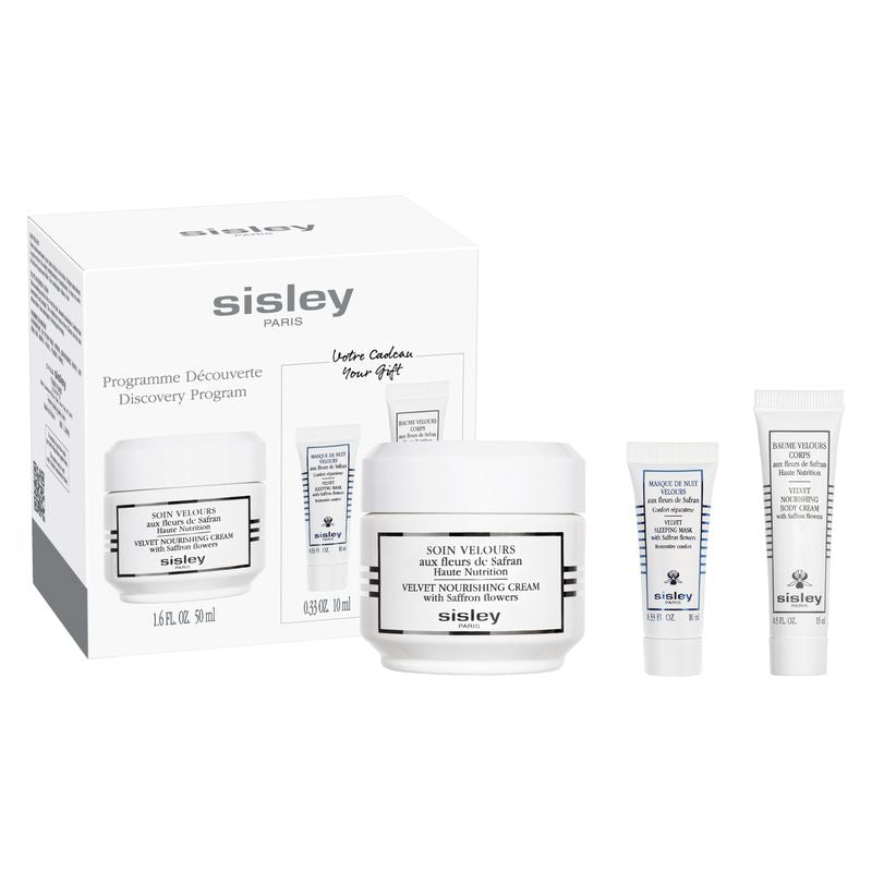 Sisley Velvet Treatment Program With Saffron Flowers