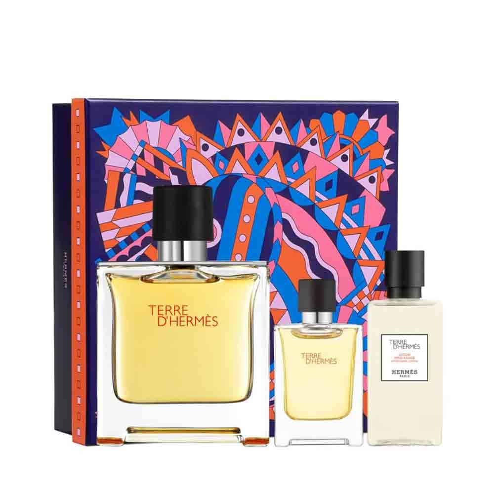 Hermès Hermes Terre Parfum Eau De Parfum 75ml Aftershave Balm 40ml