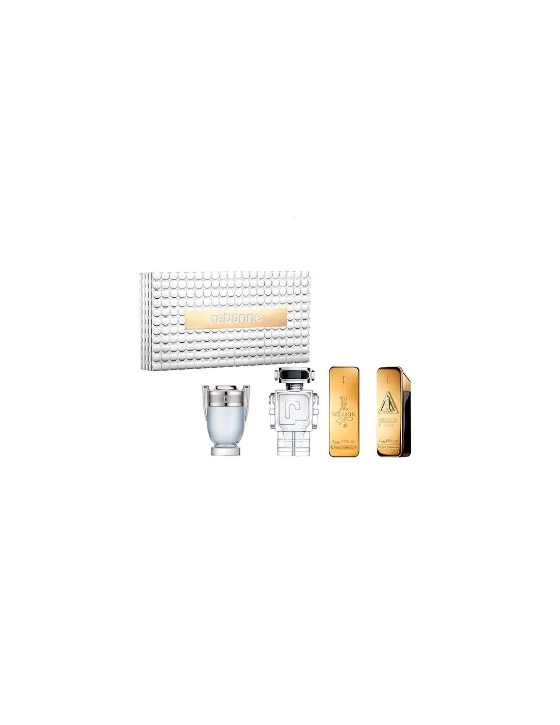 Paco Rabanne Miniatures Masculine One Million Edt 5 ml Om Elixir 5 ml Invictus 5 ml Phantom 5 ml