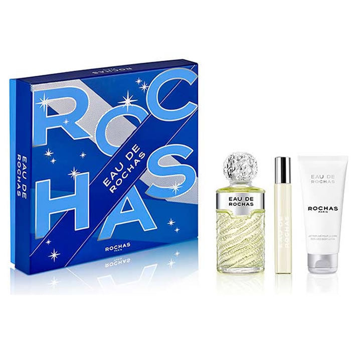 Eau De Rochas Eau De Toilette Spray Set 100ml 3 Pieces