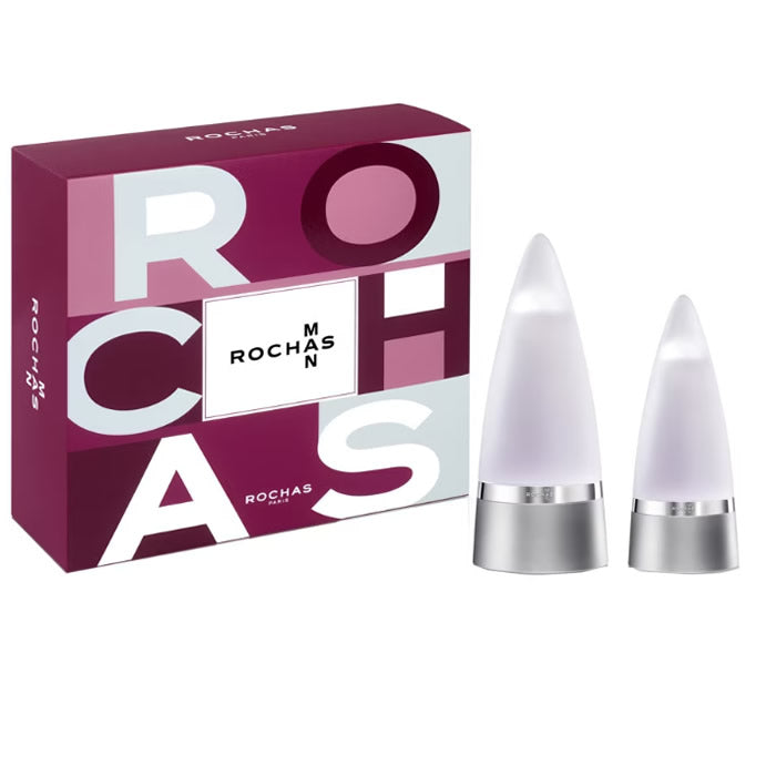 Rochas Men Eau De Toilette Spray 100ml Set 2 pieces