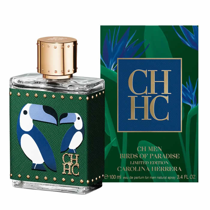 Carolina Herrera CH Uomo Birds Of Paradise Eau De Parfum Spray 100ml Limited Edition