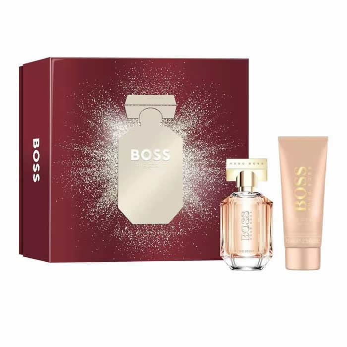 Hugo Boss The Scent for her Eau De Parfum Spray 50ml Set 2 pieces