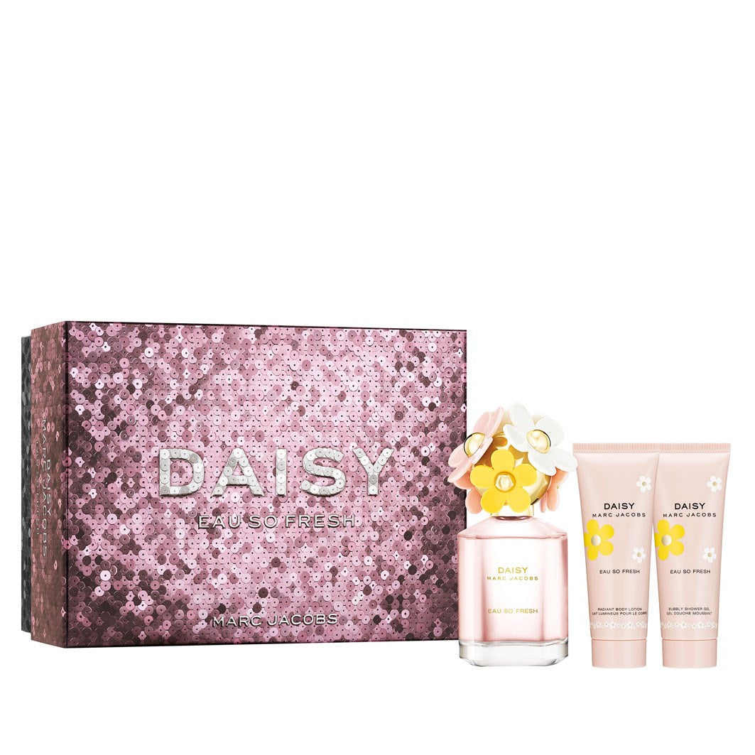 Set Marc Jacobs Daisy Fresh Edt 75 ml Body 75 ml Gel 75 ml@