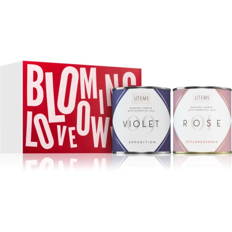 I/TEMS Blooming Love / 1 2x200 g candle gift box