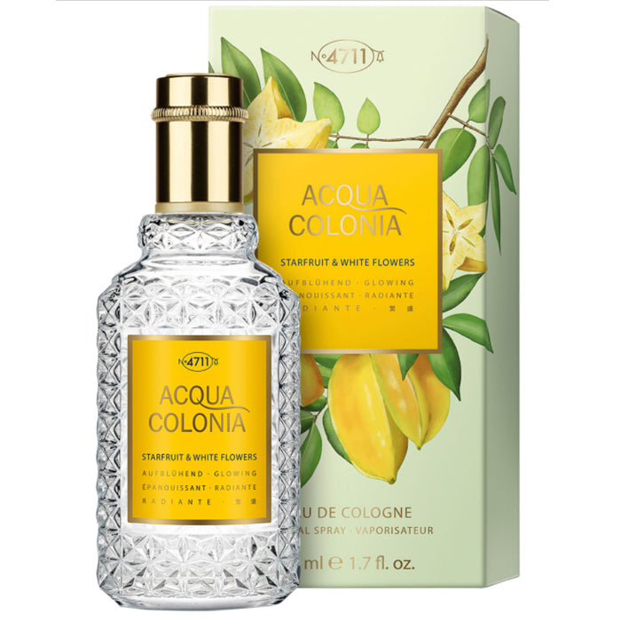 4711 Acqua Colonia Starfruit y White Flowers Eau De Cologne Spray 50 ml