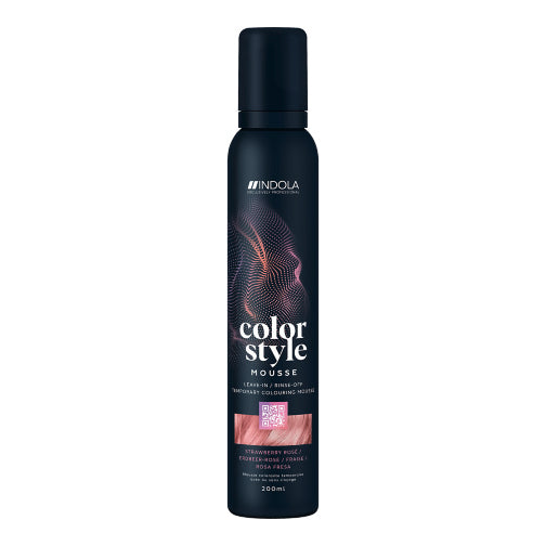 Indola Color Style Coloring Mousse 200ml Strawberry Pink