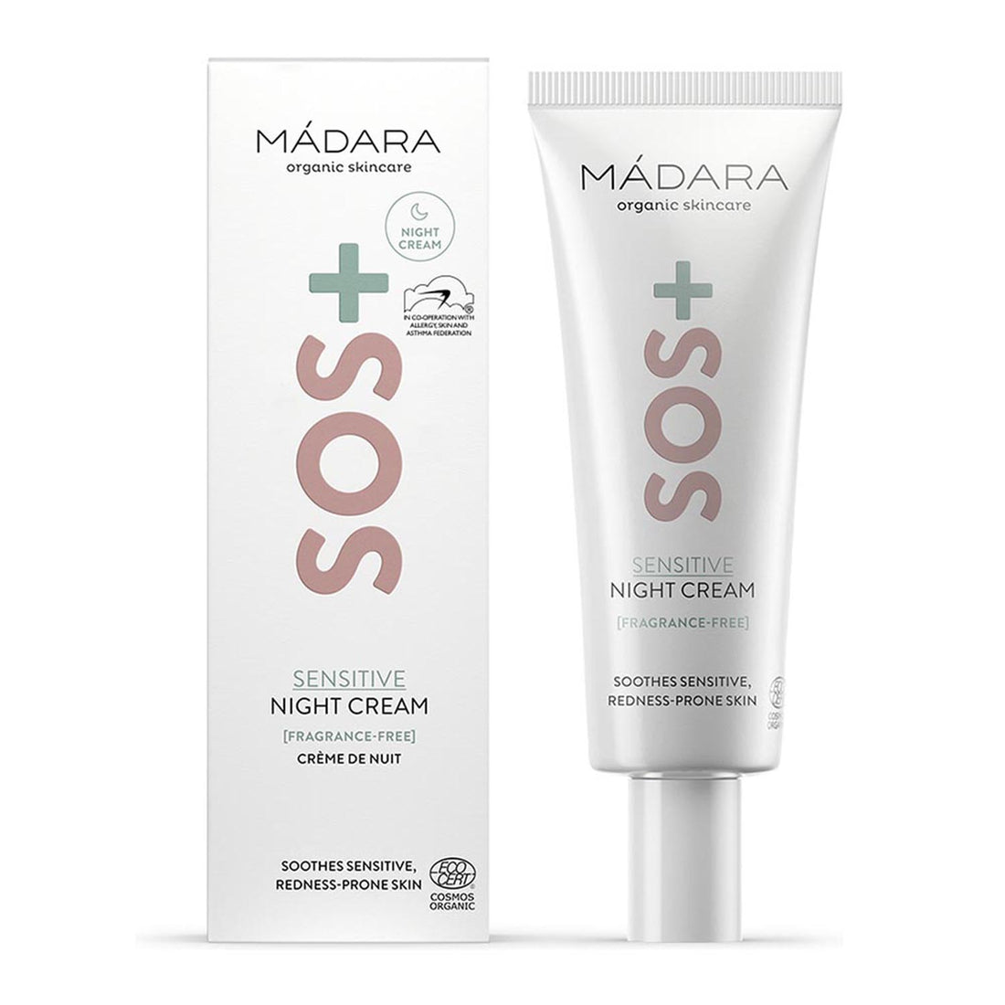 Mádara SOS Sensitive Smoothing Night Cream 70ml