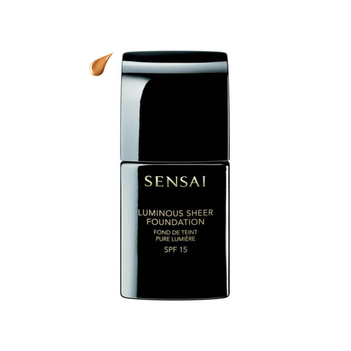 Foundation Sensai Luminous Sheer Spf15 30ml 204.5 Warm Beige