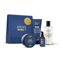 Steves no bull***t Blue Velvet Beard Box - Gift Set