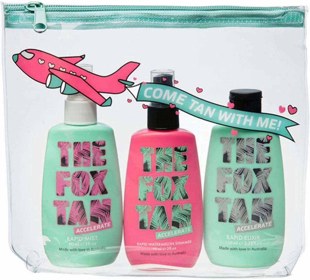 The Fox Tan The Jet-Setter travel kit