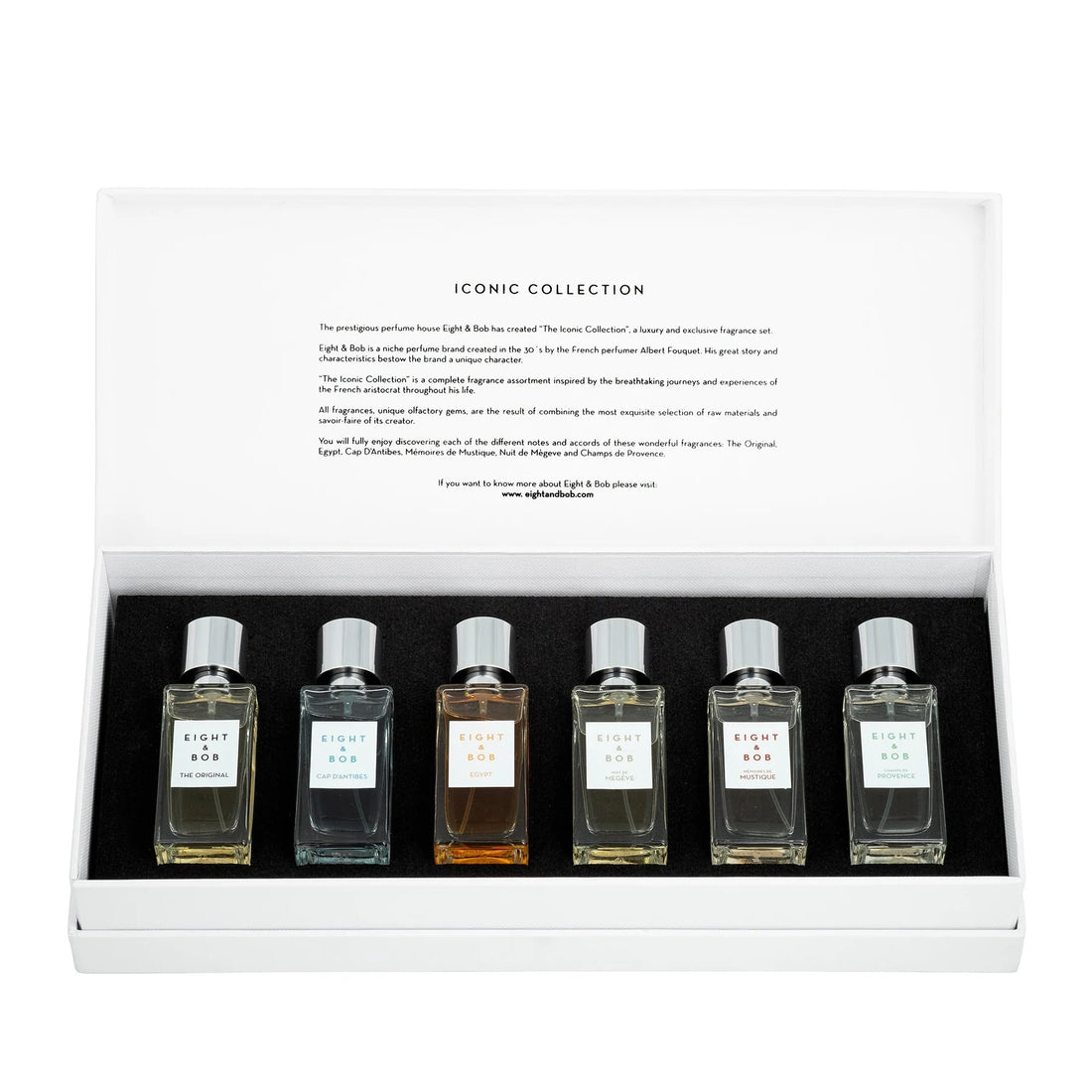 Eight &amp; Bob Iconic Collection perfumes 6x30ml