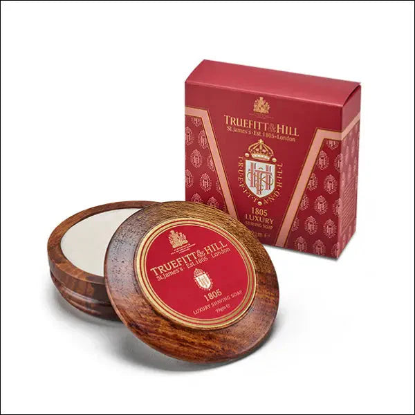 Truefitt &amp; Hill 1805 Luxury shaving soap in wooden bowl 99gr