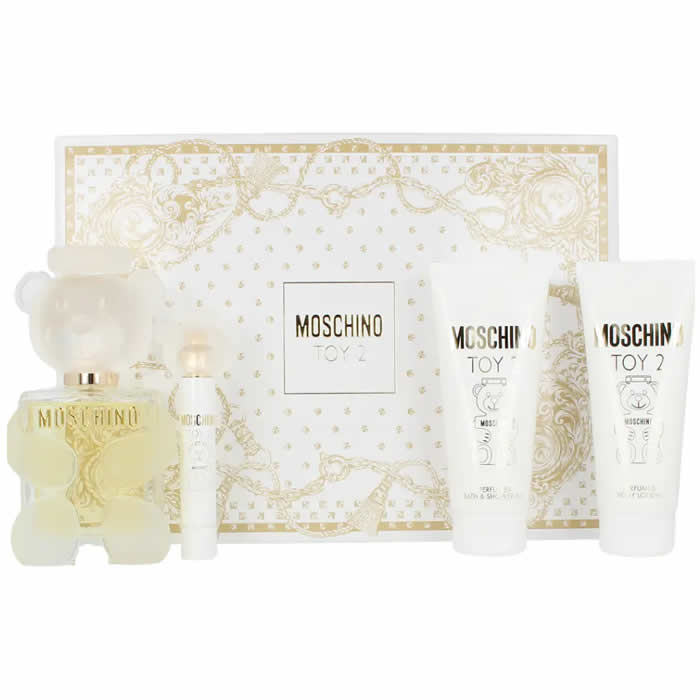 Moschino Toy 2 Eau De Parfum Spray 100 ml, set of 4 pieces