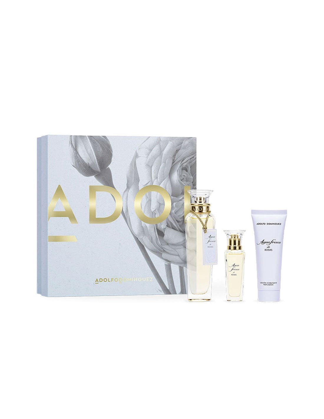 Adolfo Dominguez Agua Rosas AD Edt Spray 120 ml Set