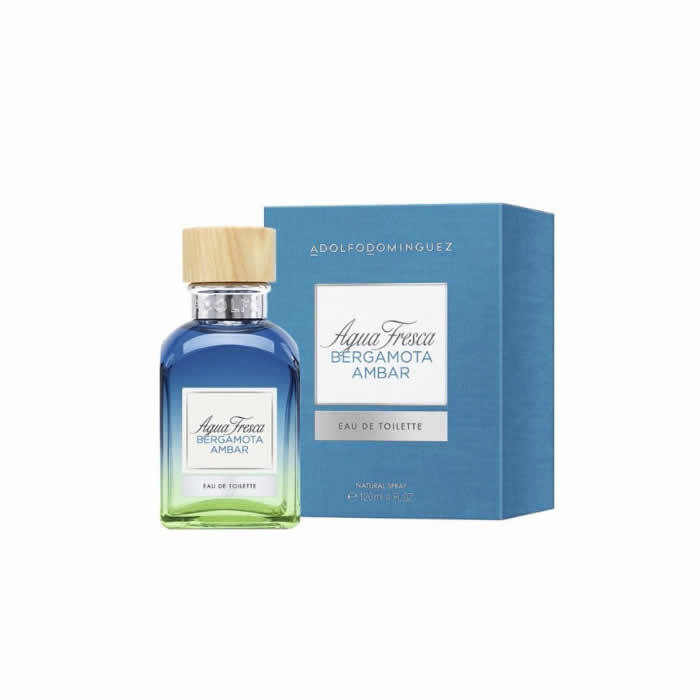 Adolfo Dominguez Agua Fresca Bergamota Ambar Eau De Toilette Spray 120 ml