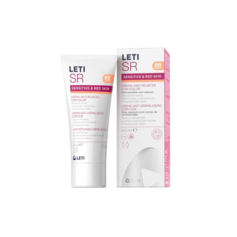 Leti Sensitive and anti-redness cream with color 40 ml