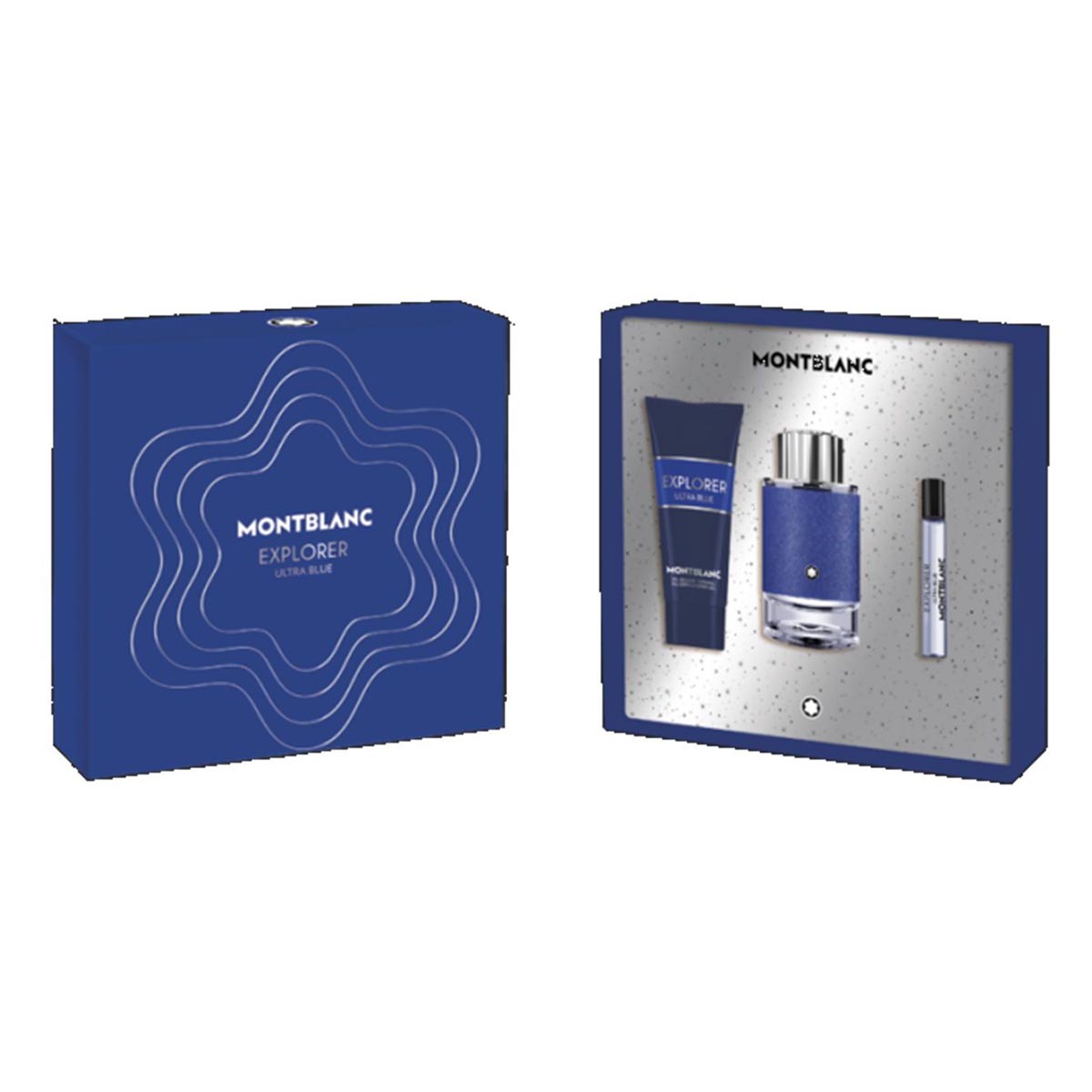 Montblanc Explorer Blue Eau De Parfum for Men 100 ml Spray Aftershave Balm 150 ml Miniature 4 5 ml