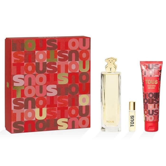 Tous Eau De Perfume Spray 90 ml Set 3 Pieces