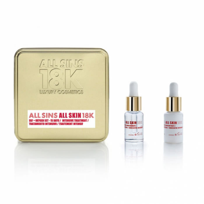 All Sins 18k All Skin Efg Oxygen 15 days intensive treatment 2 pieces