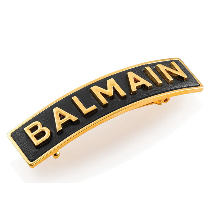 Balmain 18K Gold Plated Medium Hair Clip