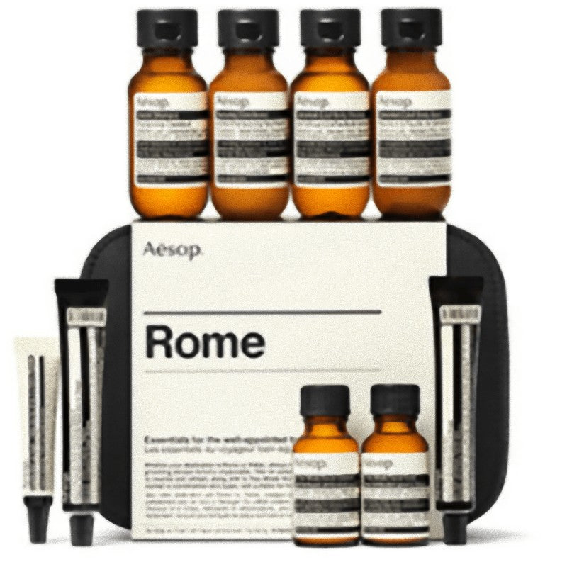 Aesop Rome City Travel Combination Kit 9pcs 2x15 + 2x15 + 4x50 + 6 ml (266ml)