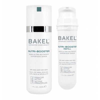 BAKEL Nutri-Booster Case &amp; Refill 30 ml Ultra-nourishing Serum for the Face, Eye Contour