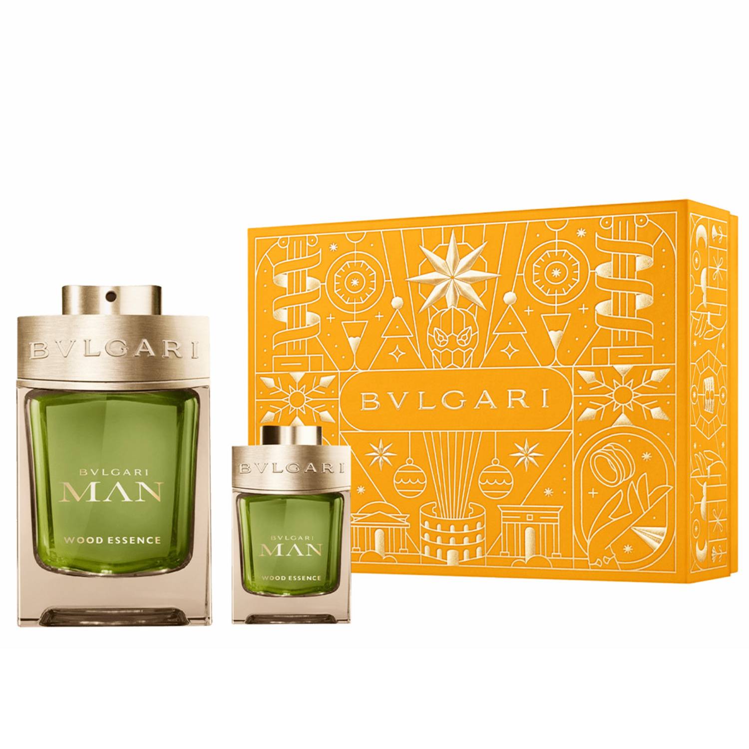 Bulgari Man Wood Essence Eau De Parfum Gift Set 100ml + 15ml