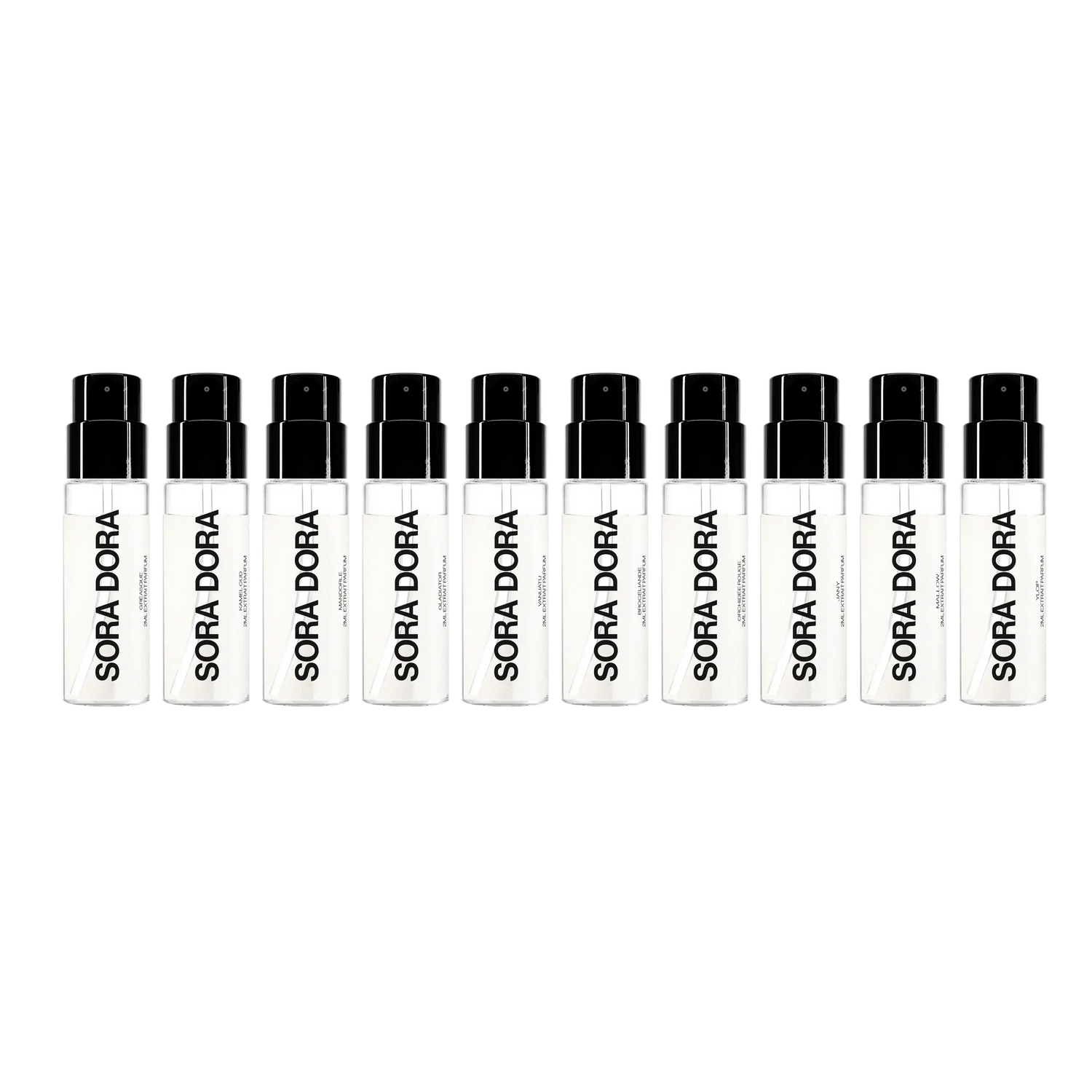 Sora dora Discovery 10 Fragrances - 9 x 2 ml