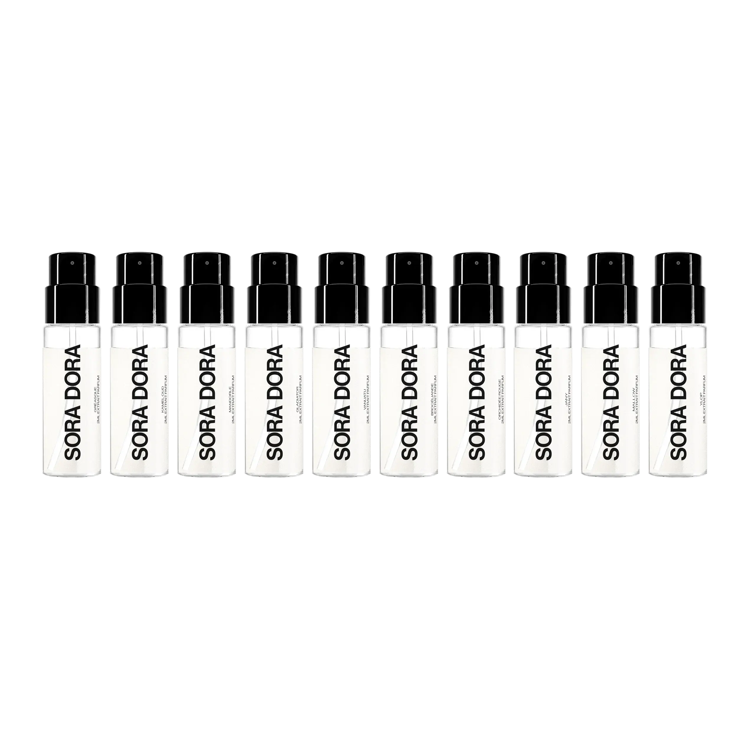 Sora dora Discovery 10 Fragrances - 9 x 2 ml