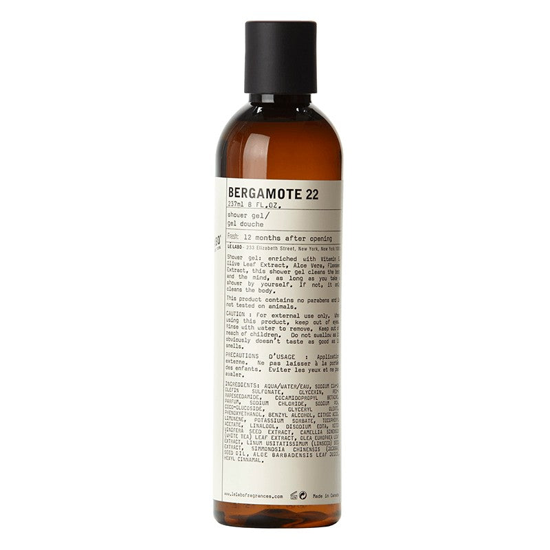 Le Labo Bergamote 22 shower gels 237 ml