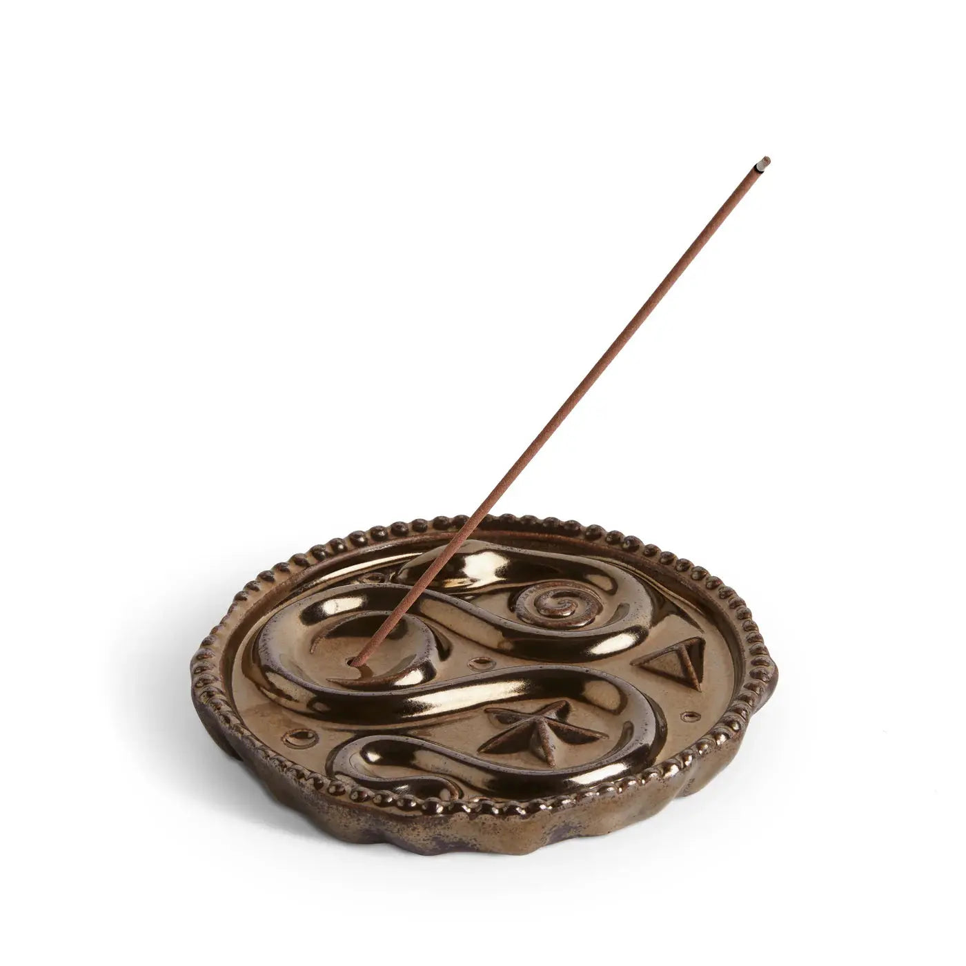 The objet Pantheon Coin Incense Holder