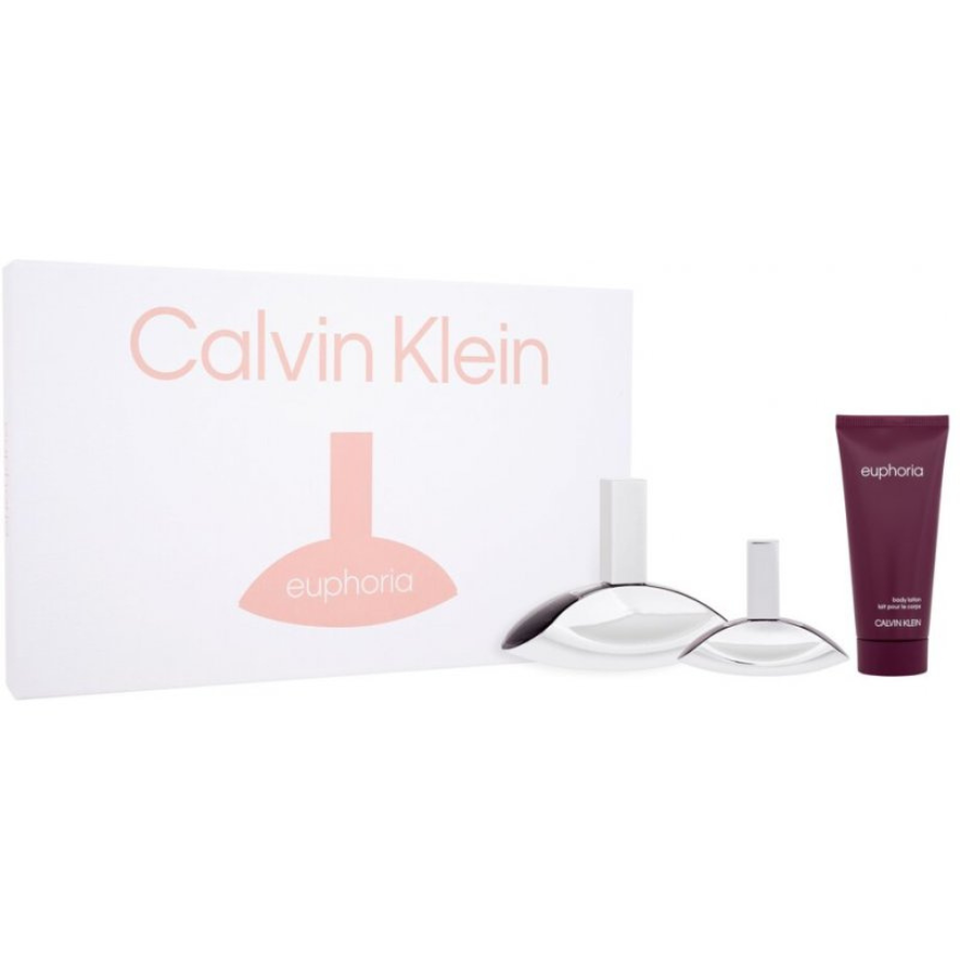 Calvin Klein Euphoria woman Eau De Parfum 100 ml + eau de parfum 30ml + body lotion 100ml