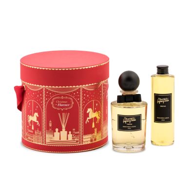 Teatro fragranze uniche Borgo degli Citrusi Sticks Hat Box Gift Set 250 ml + Refill 250 ml