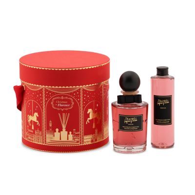 Teatro fragranze uniche Hatbox Gift Set Melograno Fiorentino Sticks 250 ml + Refill 250 ml