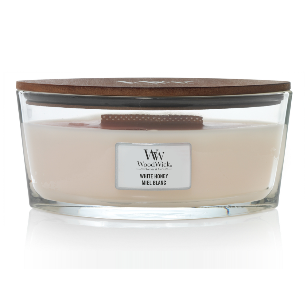 Woodwick White Honey 453 g candle