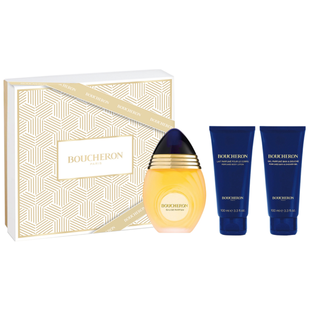 Boucheron Woman Lot 3 pieces Eau de parfum 100 ml + perfumed milk 100 ml + perfumed gel 100 ml