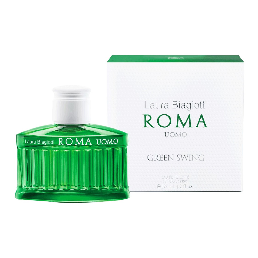 Laura Biagiotti Rome Men Green Swing Eau De Toilette 125 ml