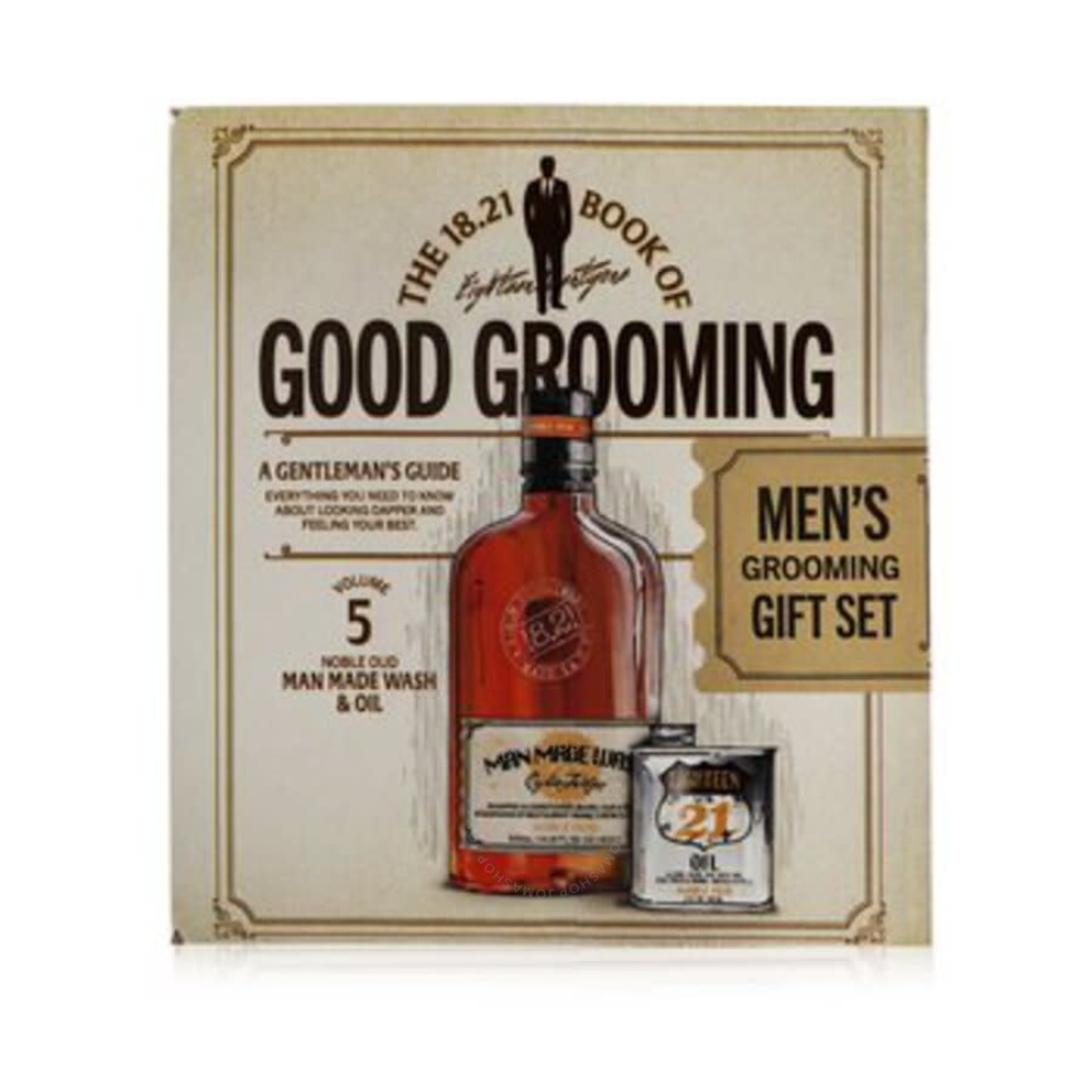 18.21 Man Made Book of Good Grooming Volume 5 Set Men