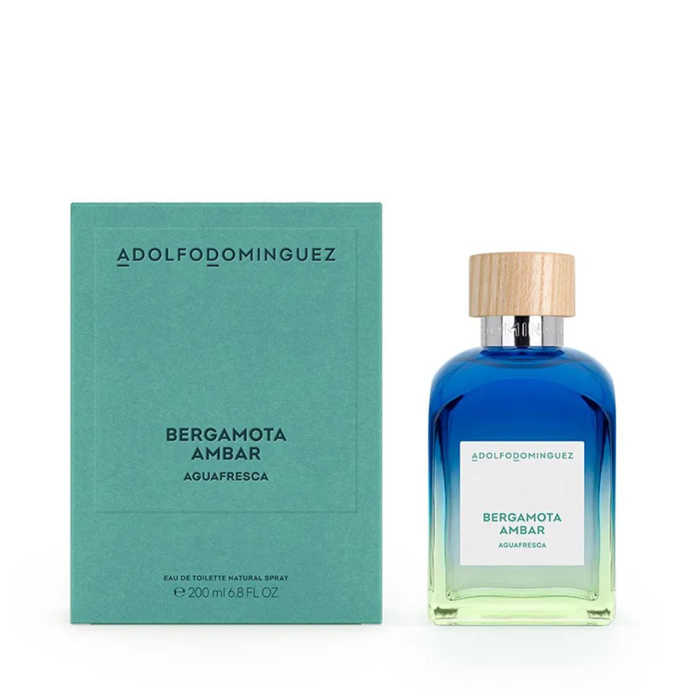 Adolfo Dominguez Agua Fresca Bergamota Ambar Eau De Toilette 200 ml