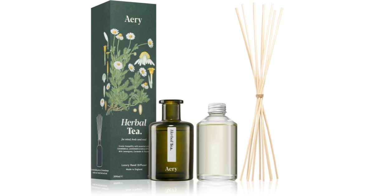 Aery Botanical Herbal Tea Aroma Diffuser with Refill 200ml