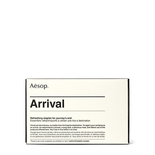 Aesop Travel kit for the arrival of Aesop