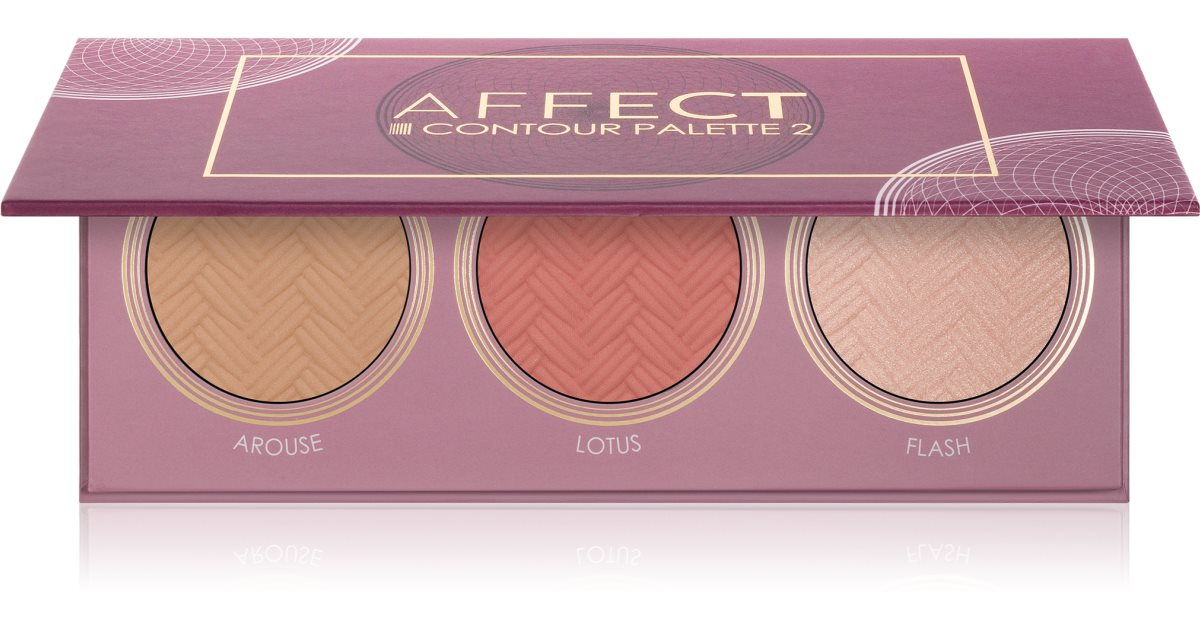 Affect Contour Palette 2 highlighter, bronzer and blush 3x5 g