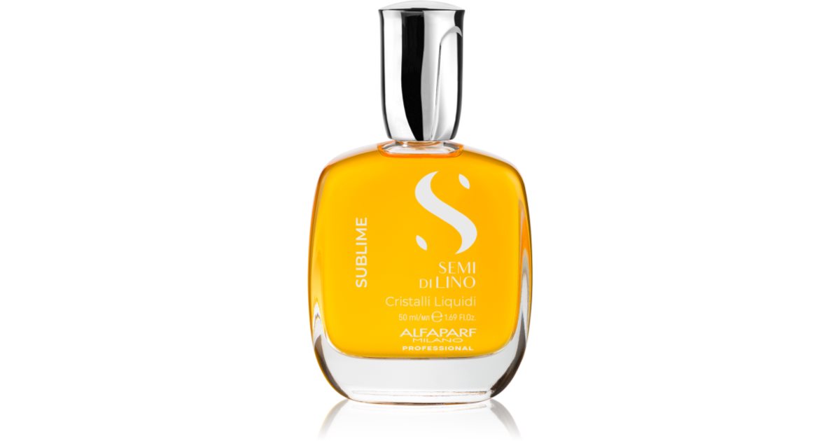 Alfaparf Milano Semi di Lino Sublime Crystals Hydrating Oil for Shiny and Soft Hair 50ml