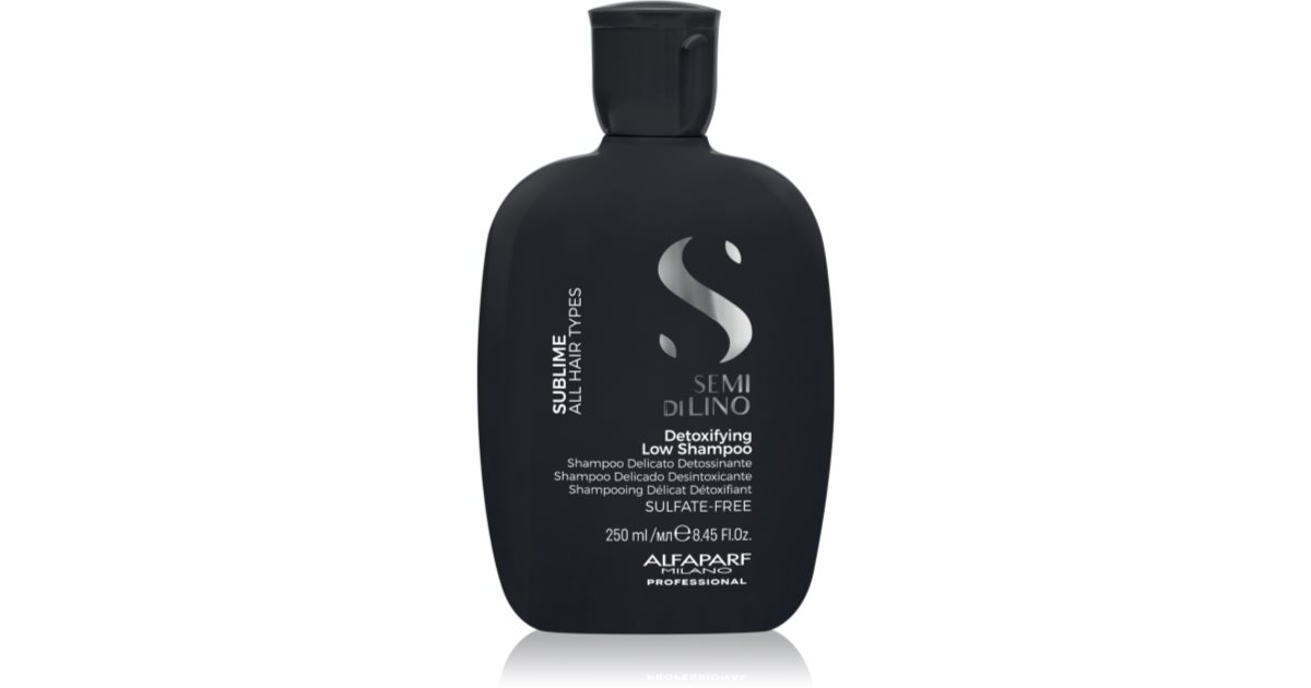 Alfaparf Milano Semi di Lino Sublime Detoxifying Cleansing Shampoo for All Hair Types 1000ml