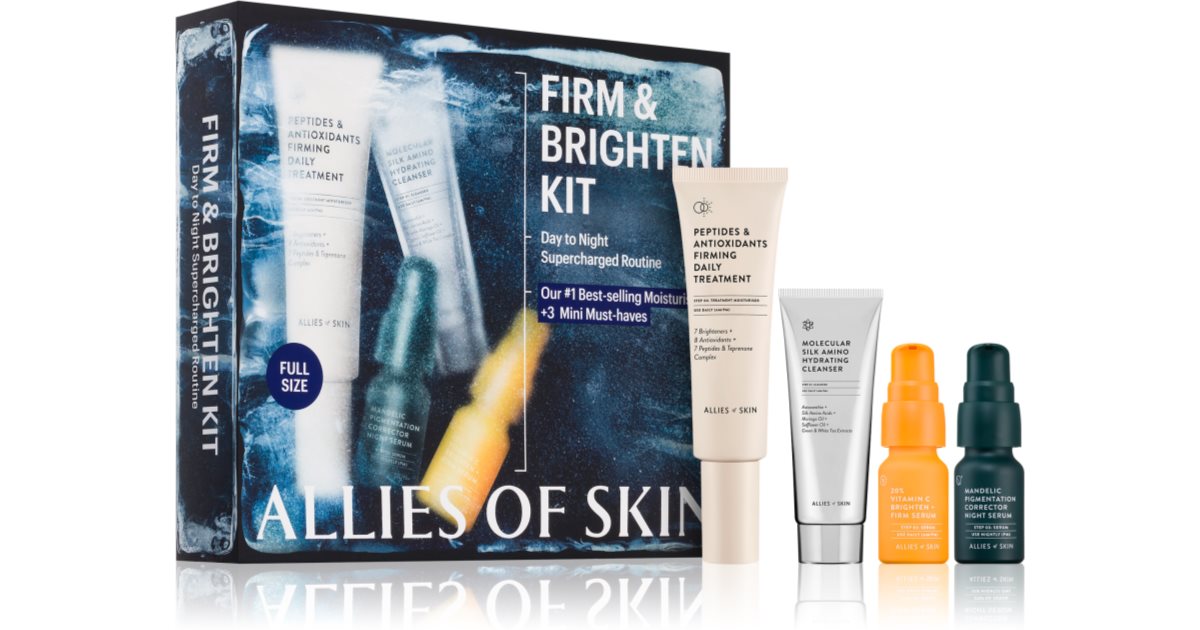 Kit Allies of Skin Firms and brightens 25ml + 50ml + 8ml + 8ml