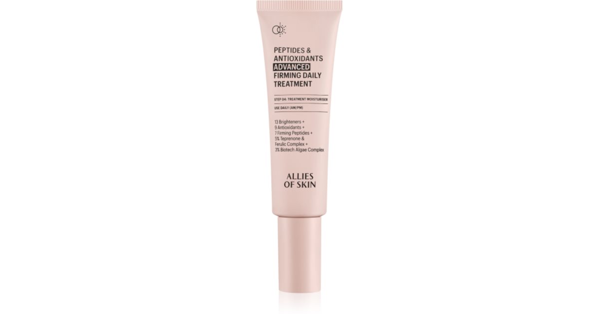 Allies of Skin Advanced intensive firming morning and night cream to hydrate and tighten the skin Peptides and antioxidants 20 ml